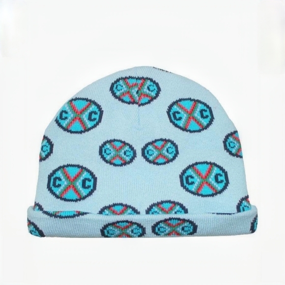 Cross Colour  Beanie Blue Unisex - Picture 3 of 3